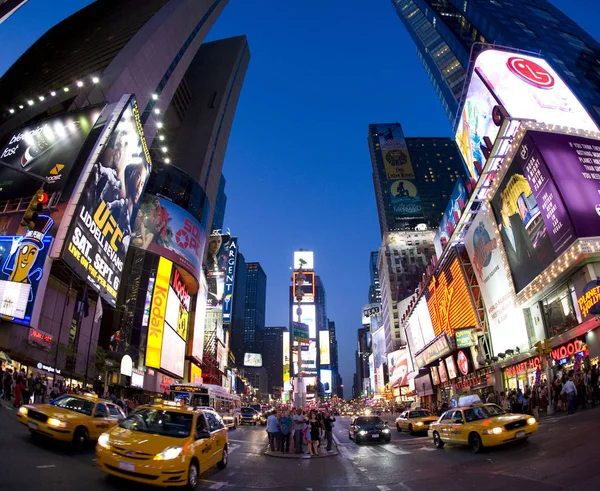 New York City Street Broadway Times Square — Foto Stock