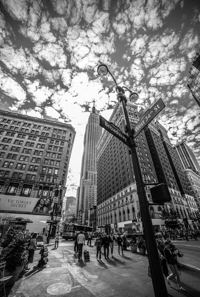 Strade New York Broadway — Foto Stock