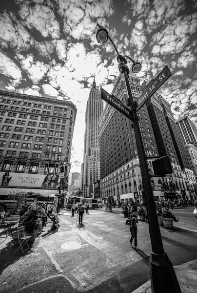 New York City Straßen Breitstraße Times Square — Stockfoto