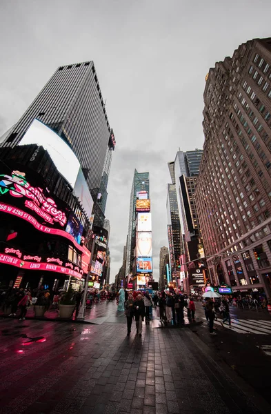 New York City Streets Broadway Times Square — Stock Photo, Image