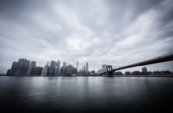 New York'ta gün batımı panorama 