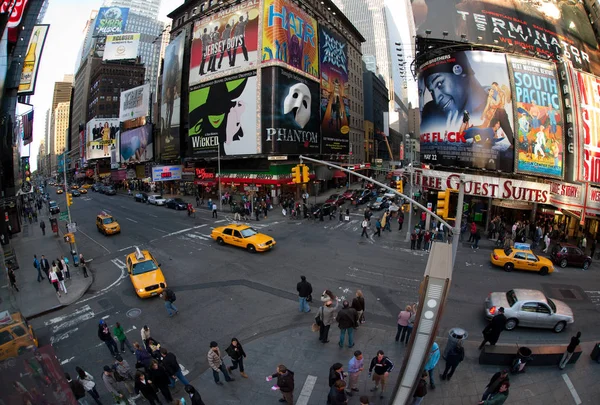 New york şehrinin sokakları 