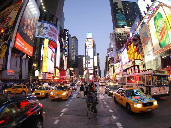 New york şehrinin sokakları 