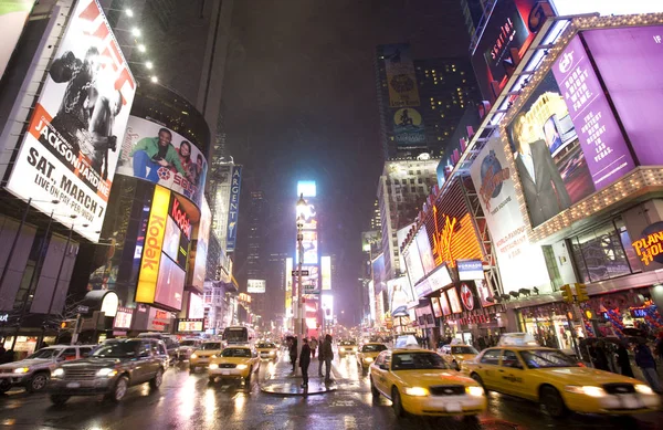 Calles Nueva York Broadway Times Square Imágenes de stock libres de derechos