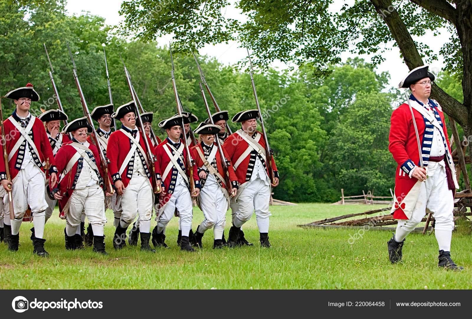 Annual Reenactment Battle Monmouth Revolutionary War Reenactment