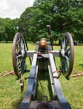 Savaş Monmouth.Revolutionary savaş reenactment yıllık canlandırma . 