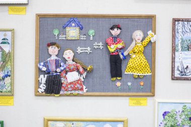 5 Aralık, 2018.festive performans Russia.Carpets. sanatçı sahnede