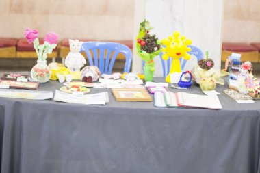 5 Aralık, 2018.festive performans Russia.Carpets. sanatçı sahnede