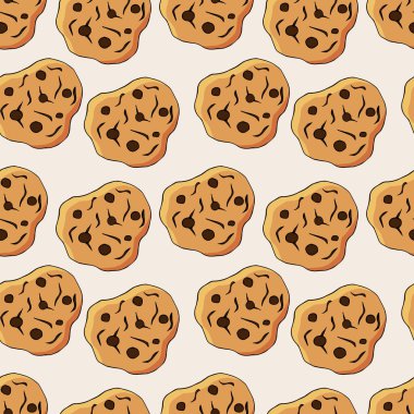 tanımlama bilgilerini seamless modeli. çizilmiş şekil ver. Parlak çizgi film gösterim amacıyla çocuk tebrik kartı tasarımı, menü, kumaş ve duvar kağıdı.