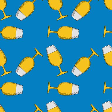 Bira seamless modeli. Mükemmel mevsimlik, sonbahar, octoberfest tasarım için
