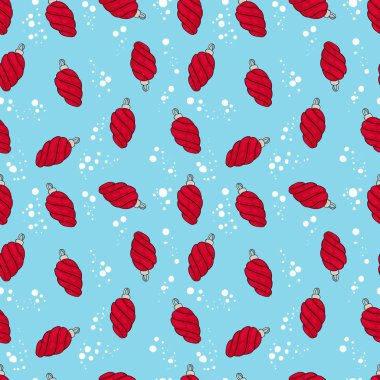 Noel vektör seamless modeli. Kağıt, scrapbook kağıt ambalaj için mükemmel.