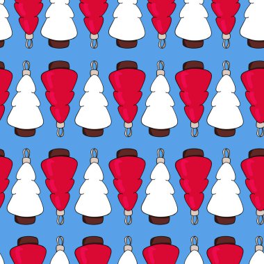 Noel vektör seamless modeli. Kağıt, scrapbook kağıt ambalaj için mükemmel.