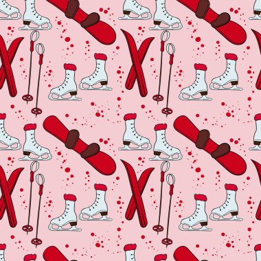 Noel vektör seamless modeli. Kağıt, scrapbook kağıt ambalaj için mükemmel.