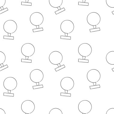 Kupa ve ödülleri ile Seamless modeli. Vektör çizim