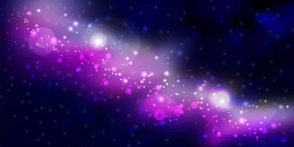 Universum Hintergrund mit stars.vector Illustration — Stockvektor