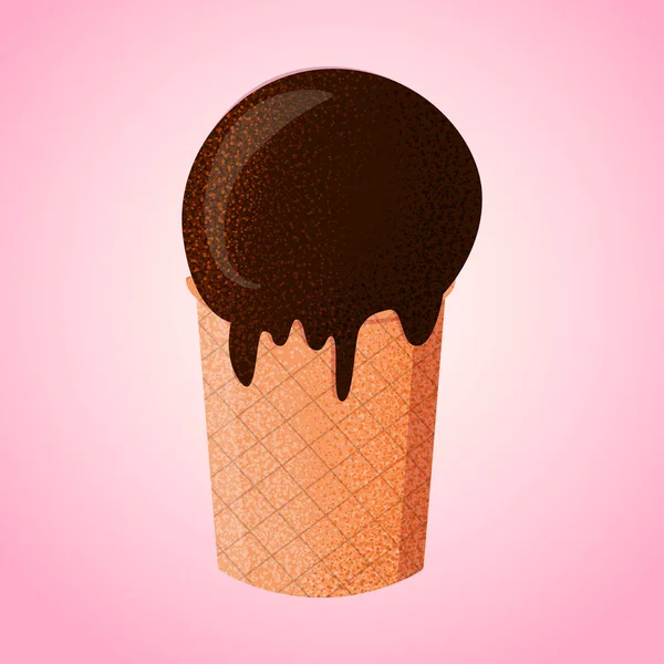 Vector ilustración de helado. EPS 10 — Vector de stock