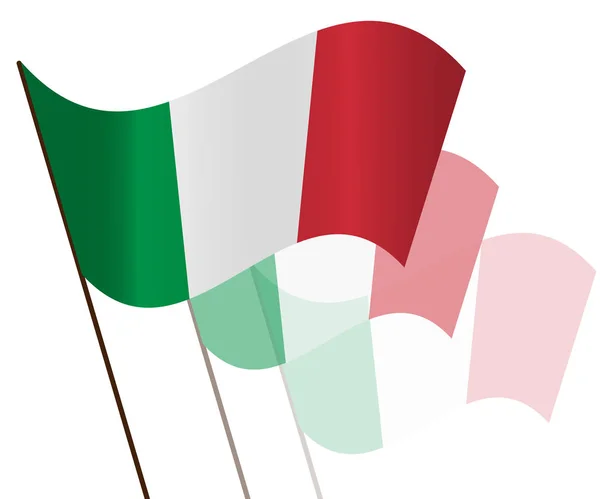 Concetto per la Festa della Repubblica Italiana. EPS 10 — Vettoriale Stock