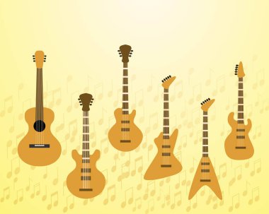 Müzik vektör arka plan. Dünya müzik günü konsepti.