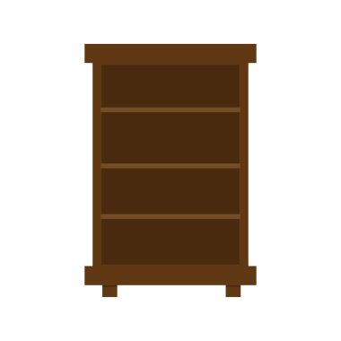 gardırop illüstrasyon, düz simge. modern ev