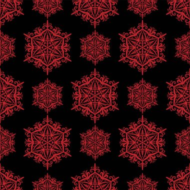 Vektör kar taneleri sorunsuz desen. Eps 10