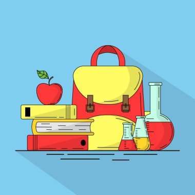 düz tarzda okul kavramına geri.