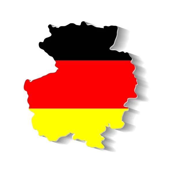Φορέα για την ημέρα της γερμανικής ενότητας — Διανυσματικό Αρχείο