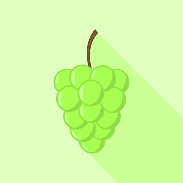 Ilustracja winogrona w stylu płaskim. — Wektor stockowy