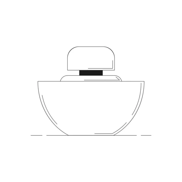 Perfume bottle line icon. Vector illustration for design — Stock Vector