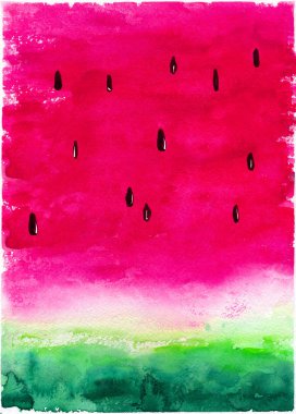 karpuz Lezzetli suluboya pembe doku arka plan