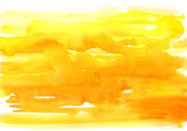 Doku deseni sarı suluboya lekeleri parlak sonbahar arka plan lekeleri