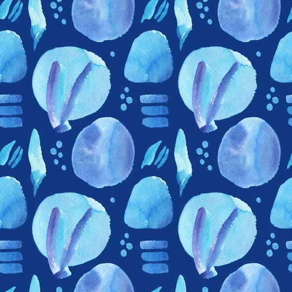 Geometrisch Abstract Blauw Vlek Vlek Stip Streep Verticaal Marine Geïsoleerd — Stockfoto