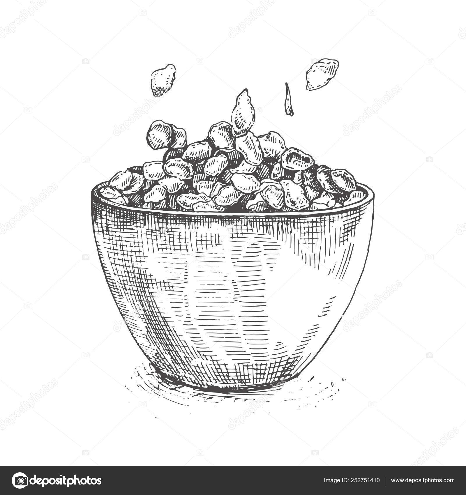 13 Sample Cereal bowl drawing sketch template for App
