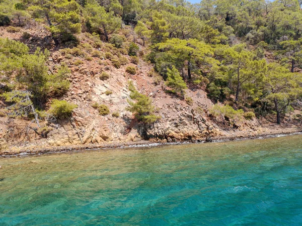 Isla Roja Fethiye Mugla Turquía — Foto de Stock