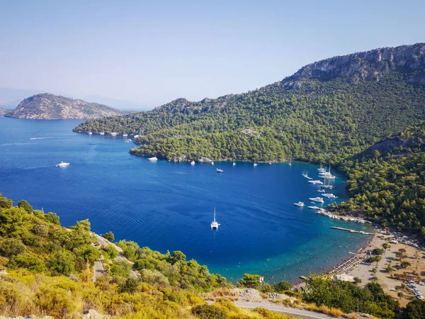 Bahía Sarsala Gocek Turquía — Foto de Stock