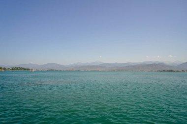 Mavi deniz yat, Fethiye, Mugla, Turkey körfezler