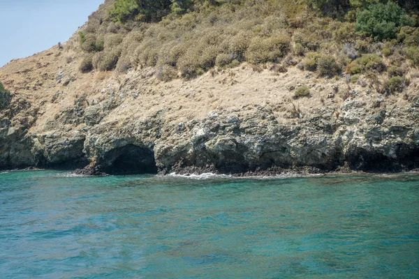 Iates Mar Azul Baías Fethiye Mugla Turquia — Fotografia de Stock