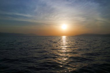 Gün ışığından yararlanma Fethiye'deki kaybolduğunda akşam saat   