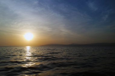 Gün ışığından yararlanma Fethiye'deki kaybolduğunda akşam saat   