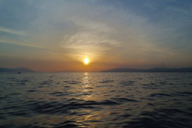 Gün ışığından yararlanma Fethiye'deki kaybolduğunda akşam saat   