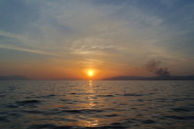 Gün ışığından yararlanma Fethiye'deki kaybolduğunda akşam saat   