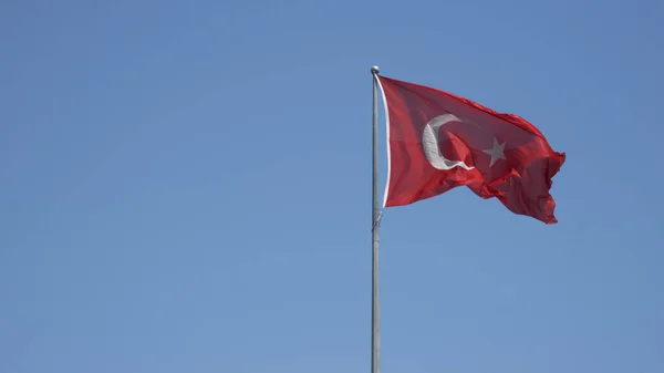 Turkish Flag Sky — Stock Photo, Image