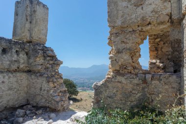 Nekropolis Hierapolis antik şehir manzaralı, fethiye, Muğla, Türkiye