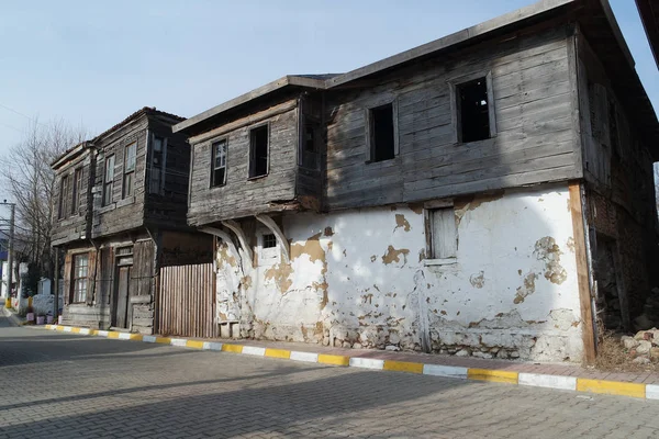 Eski Taihi renkli evleri.