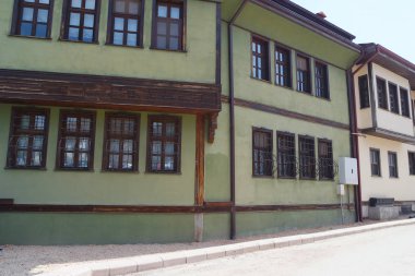 Eski Taihi renkli evleri.