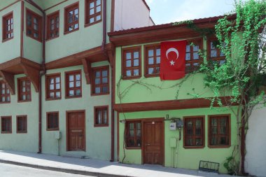 Eski Taihi renkli evleri.