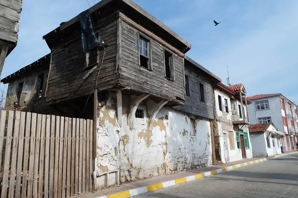 Eski Taihi renkli evleri.