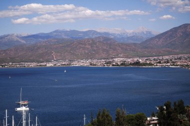 Fethiye, yat, muhteşem güzelliği deniz, ada, manzara, Muğla, Istanbul