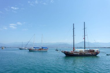 Fethiye, yat, muhteşem güzelliği deniz, ada, manzara, Muğla, Istanbul