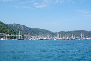 Fethiye, yat, muhteşem güzelliği deniz, ada, manzara, Muğla, Istanbul