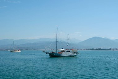 Fethiye, yat, muhteşem güzelliği deniz, ada, manzara, Muğla, Istanbul